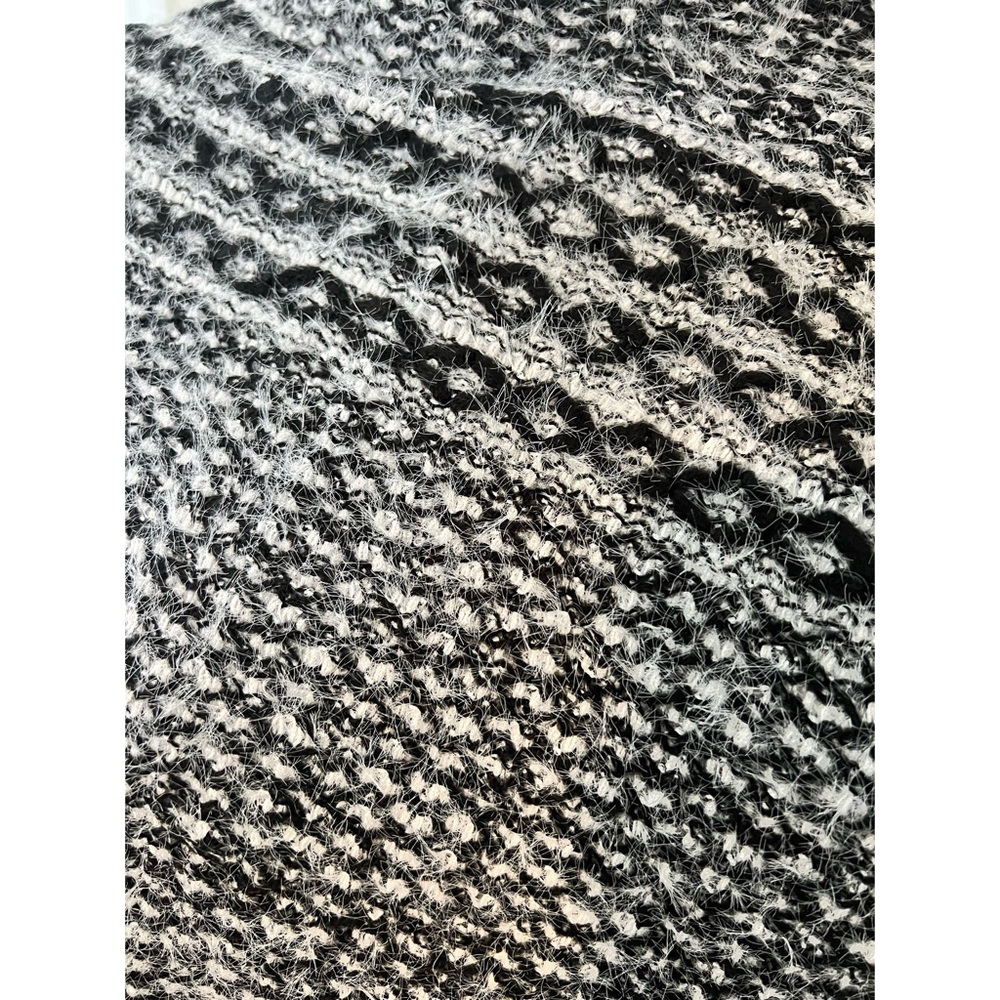 STYLINE Black/white poncho OS - Picture 6 of 9